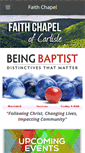 Mobile Screenshot of faithchapelpa.org