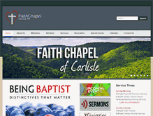 Tablet Screenshot of faithchapelpa.org